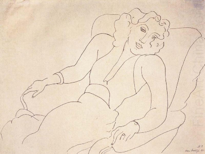 Henri Matisse A woman sitting china oil painting image